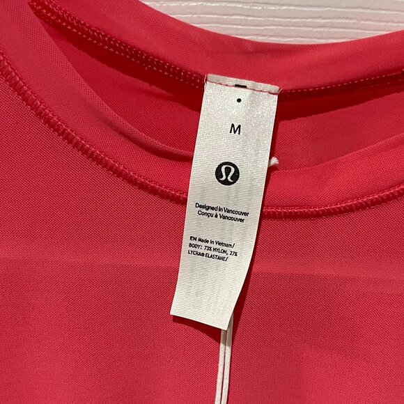Sz M Lululemon Wundermost Nulu Mesh Long-Sleeve Crewneck Bodysuit - Picture 6 of 8
